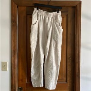 Elizabeth Suzann Clyde linen work pants
